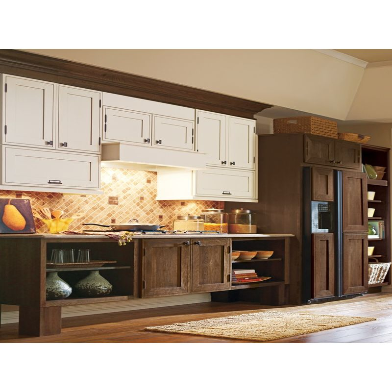 Orient Kitchen Cabinet Lightweight Aluminum Frame Rustic Style Cottage Kitchen Storage