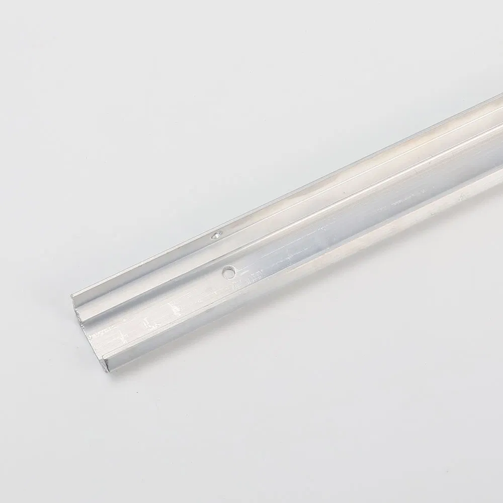 Aluminum Track Closet Sliding Door Hardware Kit System for Single Wardrobe Door