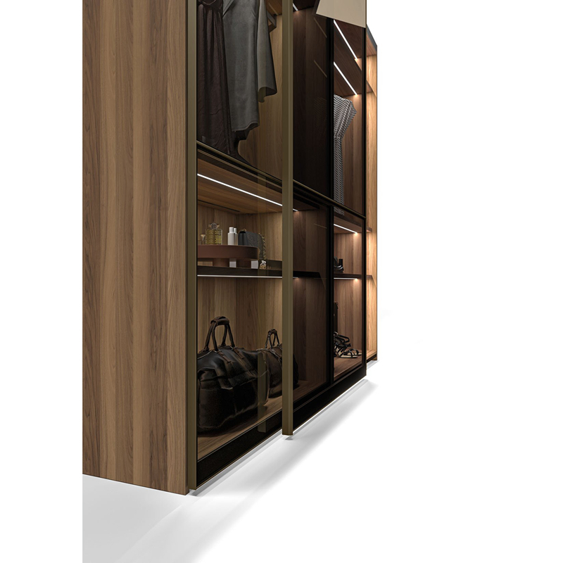 China Wholesale Modern Hinged Door White Closet Living Room Furniture Wooden Home Cloth Flat Packing Wardrobe Design
