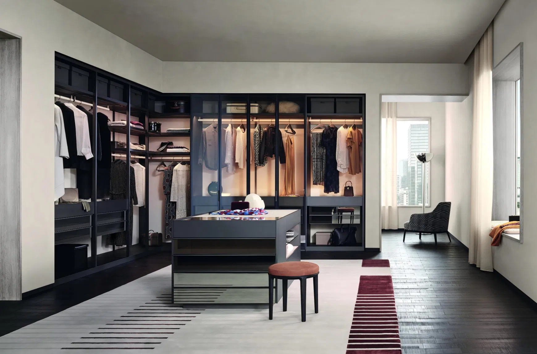 Wholesale Simple Style Modern Hinged Door Bedroom Wardrobe (ACS3-H08)