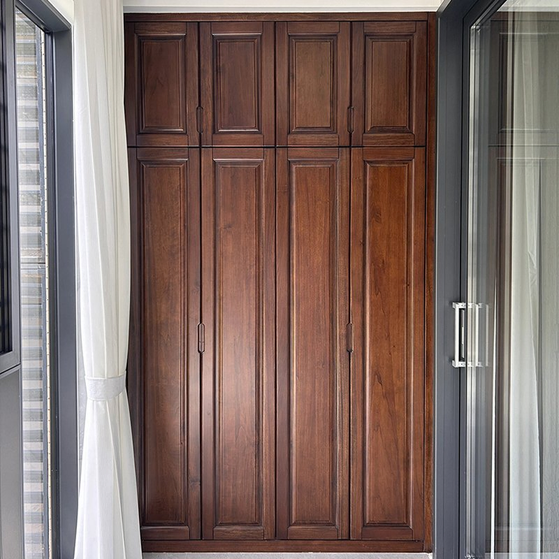 Wholesale Custom Modern Closet Wardrobe with Bridge Unit Versatile and Easy-Opening Hinged Door Designs for Any Room and Dormitory