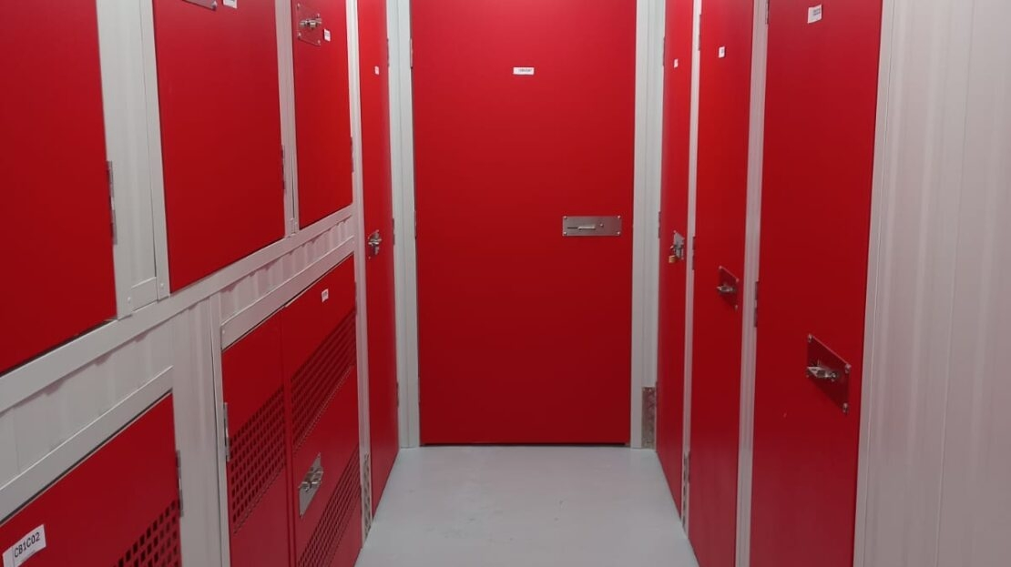 Free Design Steel Prefab Self Storage Unit Well Price Modular Partition Walls