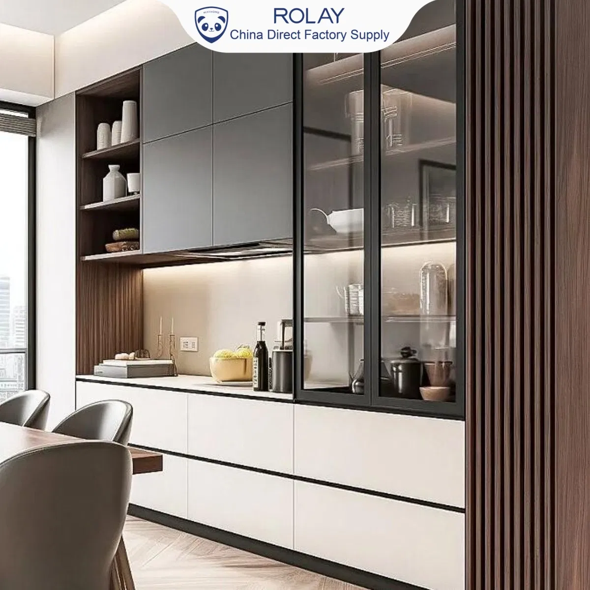High Temperature Tolerance Consistent Performance Output High-Strength Frame Modular Kitchen Cabinet System