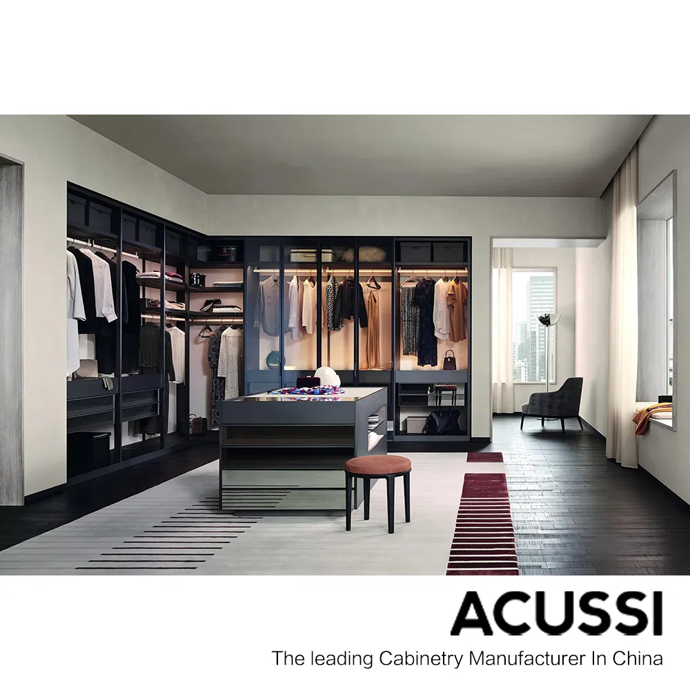 Wholesale Simple Style Modern Hinged Door Bedroom Wardrobe (ACS3-H08)