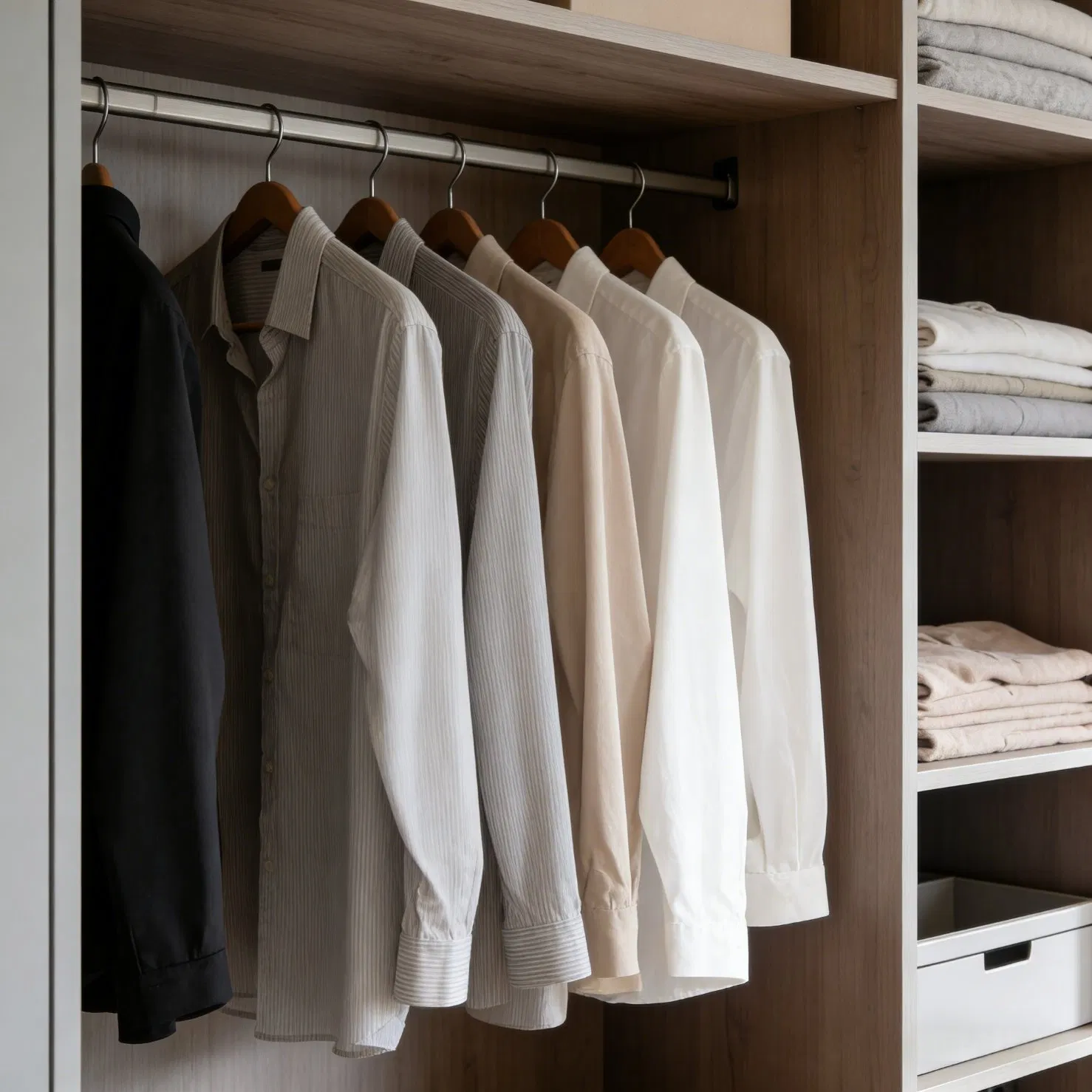 Modular Bedroom Wardrobe System for Residential Projects in Europe