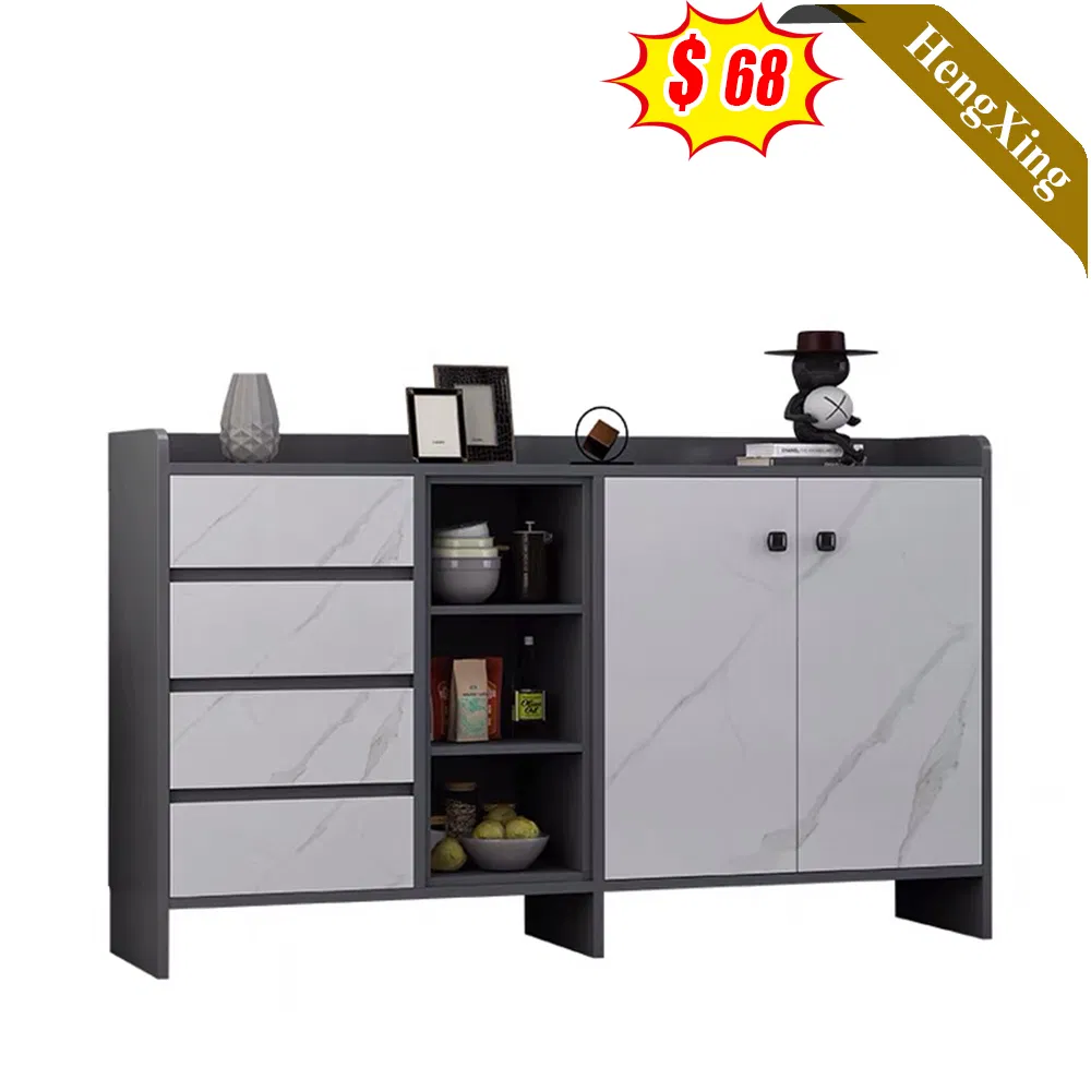 Living Room Glass Door Books Crafts Metal Storage Cabinet Modular Compartment Decorative Side Cabinet