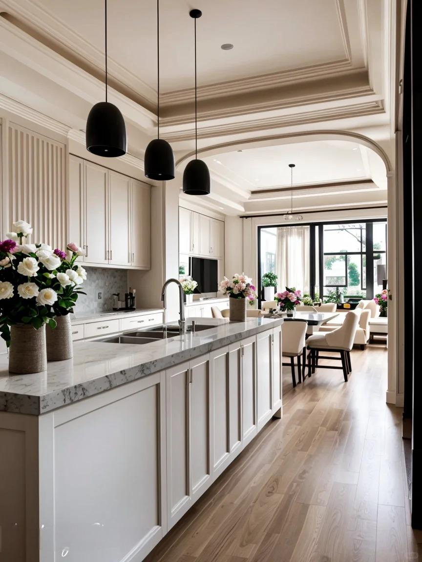 Customized Wholesale Wood Color Modern Modular Handleless Design Kitchen Cabinet