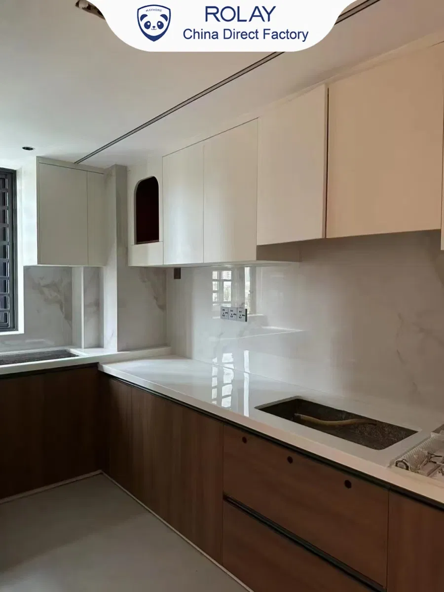 Moisture Resistance Low Maintenance Multi-Layer Panel Aluminum Frame Waterproof Board Kitchen Cabinet OEM