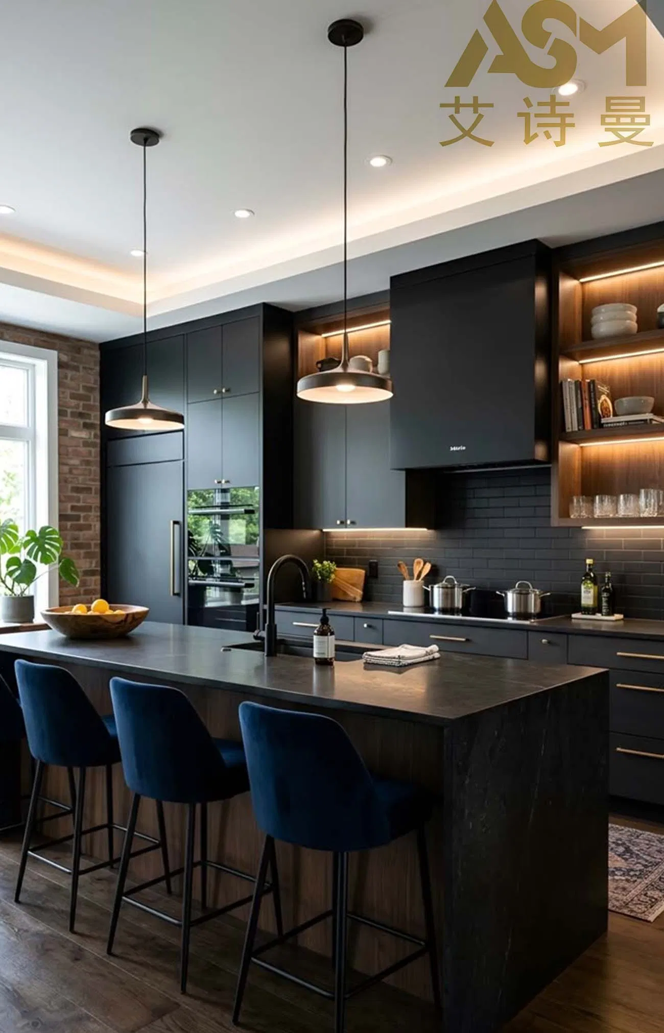 Modern Cabinet System for Flexible Kitchen Layout