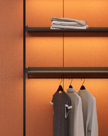 Wholesale Silent Open and Close Hinged Type Cupboards for Bedroom Wardrobe Cabinets with Sliding Door