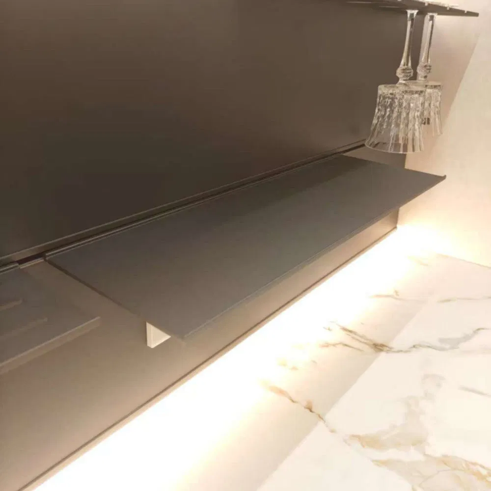 Durable Not Easily Deformed Modular Track-Mounted Wall Storage System for Terrace