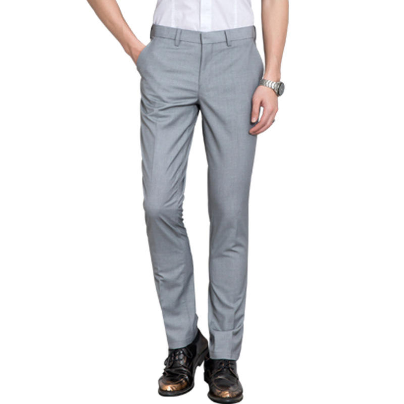 Novas Calças de Negócio Casuais Masculinas em Algodão e Spandex para Atacado Streetstyle