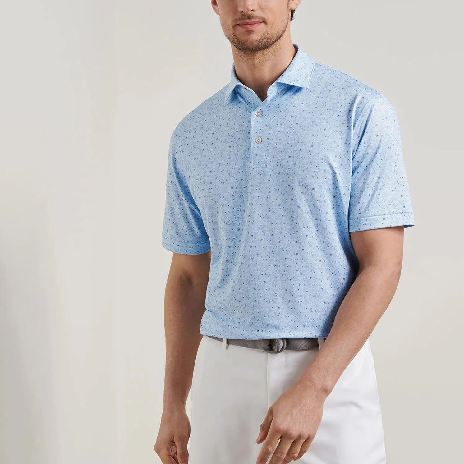 Camisa Polo Golf Personalizada de Secagem Rápida, Desempenho Atlético, Casual, em Spandex e Poliéster, Impressa e Sublimada, com Gola Firme