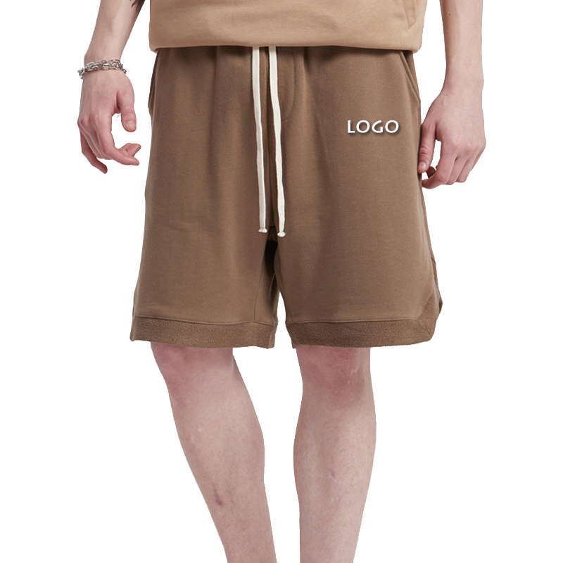 Baixa MOQ Personalizado Algodão Vintage Ao Ar Livre Casual Solto Moda Rua Roupas Masculinas Shorts