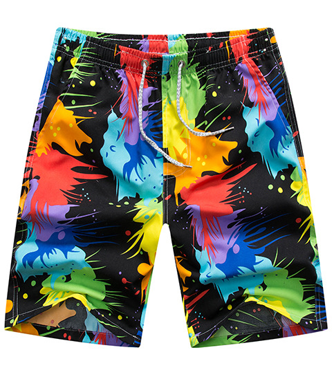 Calças de Praia de Secagem Rápida Masculinas Tamanho 5/4 Shorts Casuais Grandes