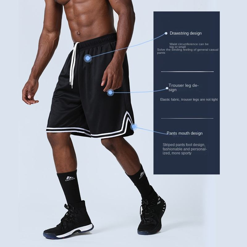 Bermudas Casuais Americanas para Homens, Secagem Rápida, Soltas, Tamanho Grande, Bermudas de Basquete para Homens