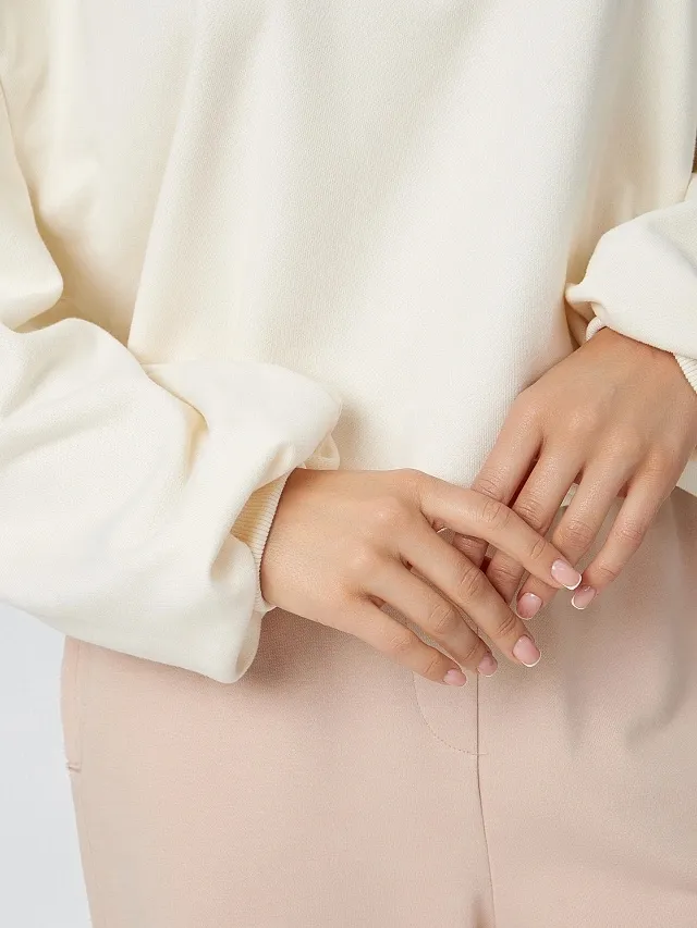 Pulôver Branco Detalhe 5