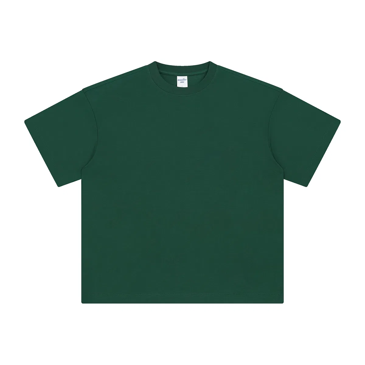 T-shirt casual em algodão respirável que aceita impressão e bordados DTG personalizados Personalização
