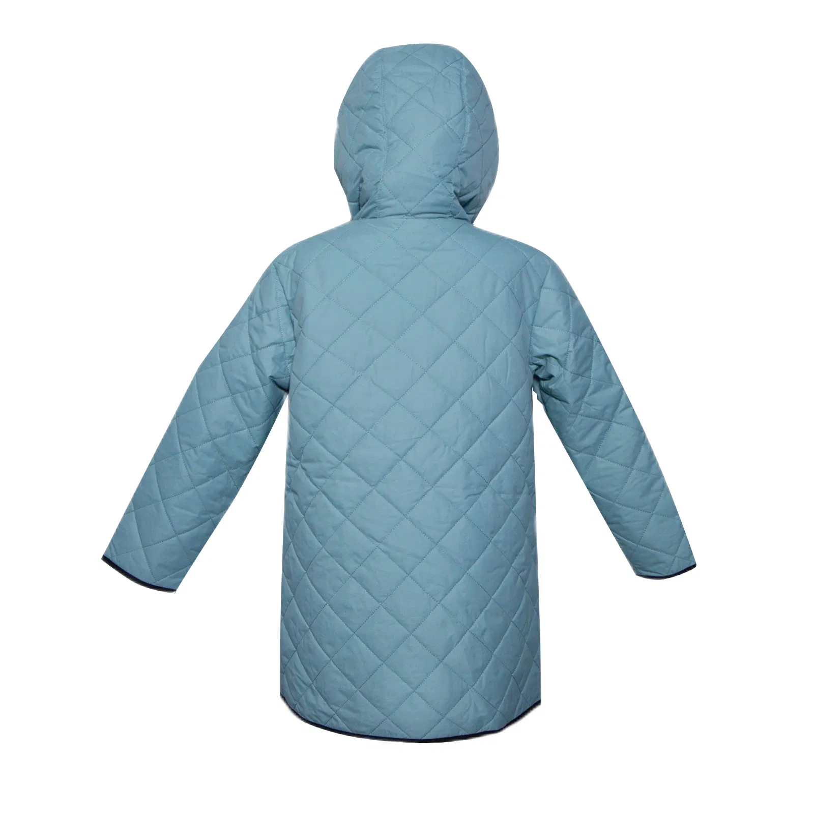 Conjunto de Loungewear Azul Claro com Capuz e Bolsos para Crianças