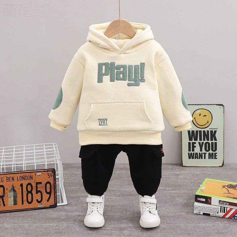 Vestuário infantil personalizado Primavera Outono para criança vestuário casual para bebé Conjuntos