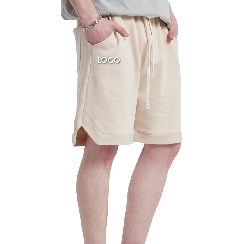 Baixa MOQ Personalizado Algodão Vintage Ao Ar Livre Casual Solto Moda Rua Roupas Masculinas Shorts