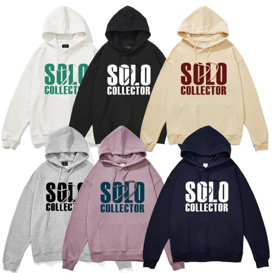 Design personalizado Logotipo Bordado Mens Velo de algodão pesado 400gsm cor-de-laranja Hoody casual ao ar livre agasalho