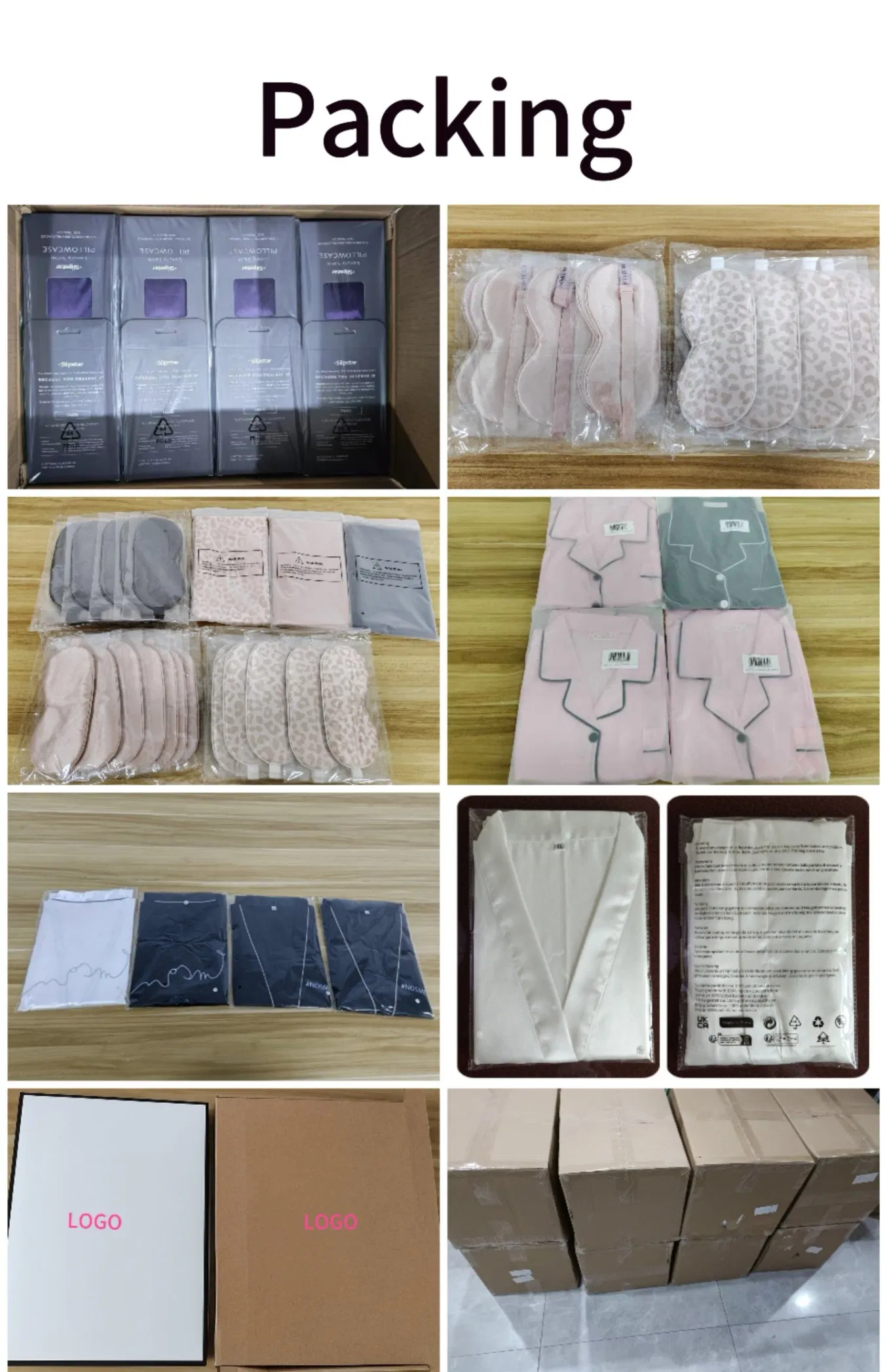 Pijamas femininos de cor sólida personalizados por atacado, sleepwear de seda sexy, roupas de lazer