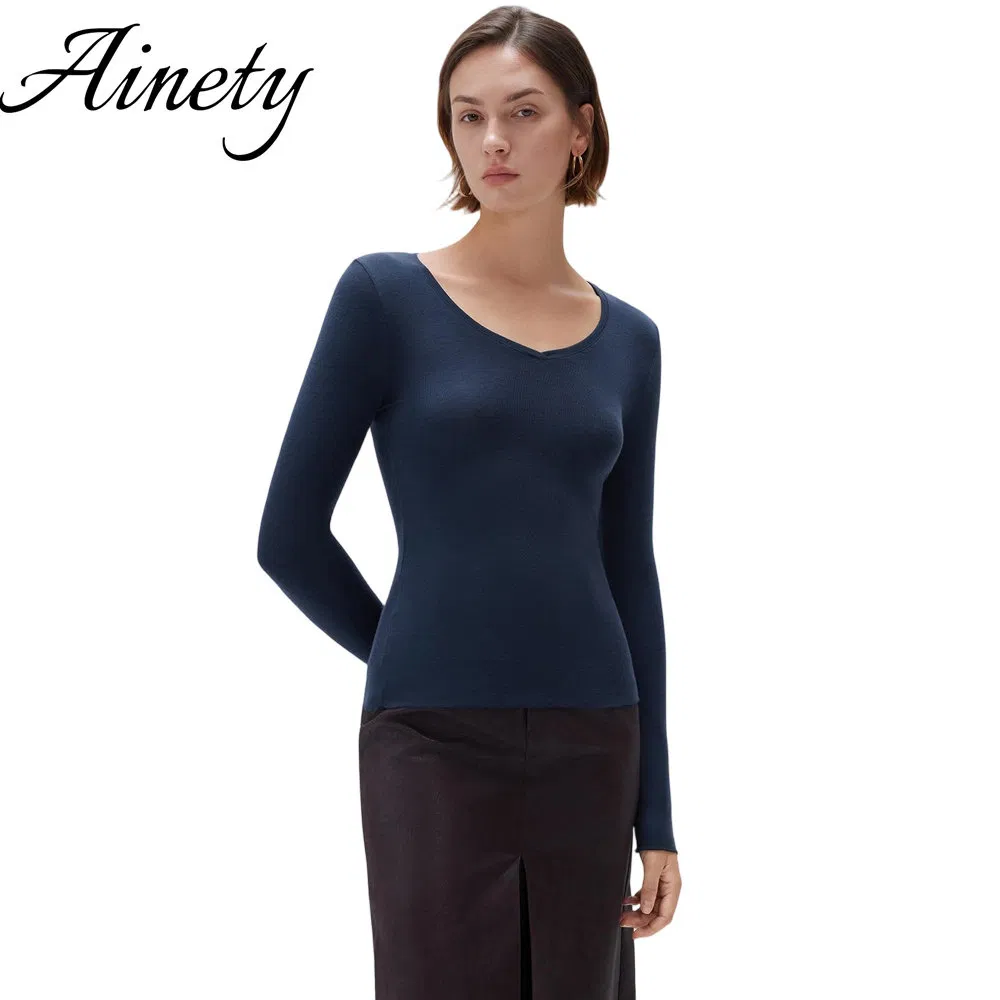 Tricô Casual Feminino Aquecível para Sair