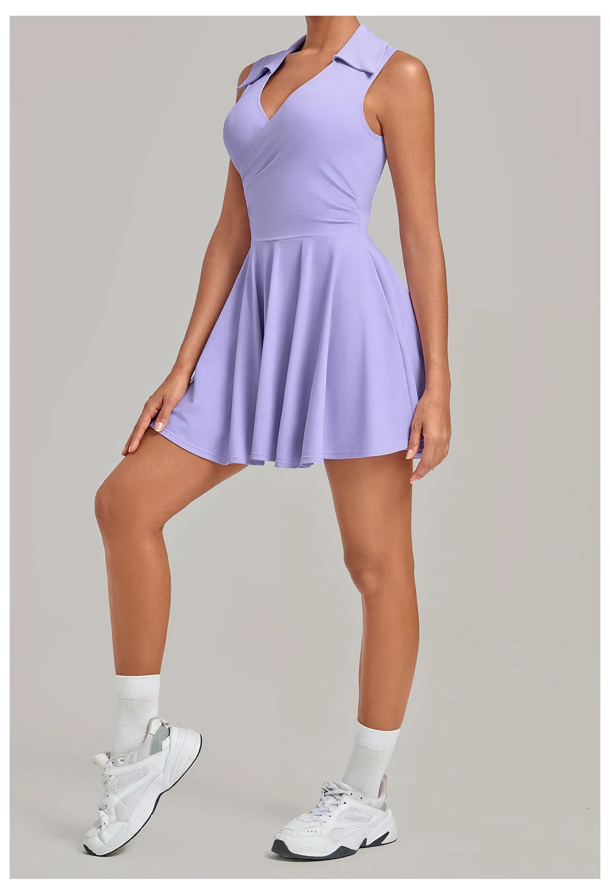 Roupas Esportivas Vestuário de Tênis Feminino Roupas de Esporte Conjunto de Yoga Fitness Roupas de Academia Vestuário Casual Vestido Esportivo Saia de Tênis