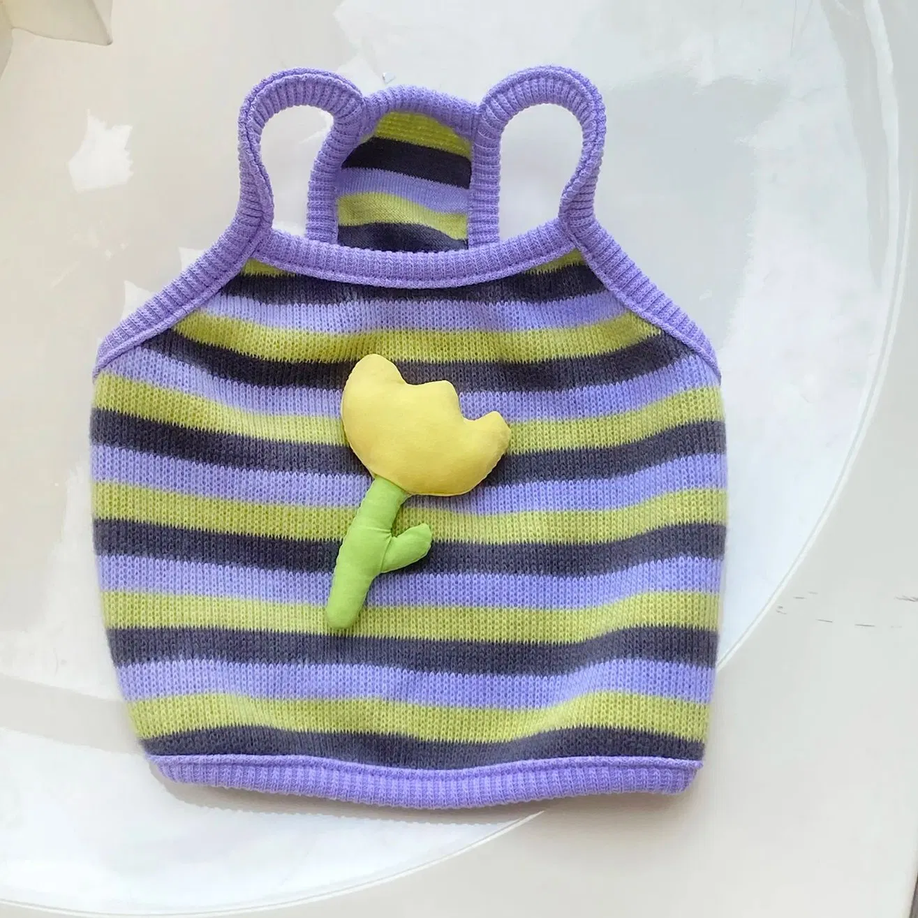 Seção de Camiseta Fina Pequena Sling Pomeranian Teddy Roupas de Verão para Gato Anti Queda