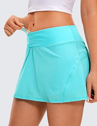 Saia de Tênis A-Line – Roupa Esportiva com Bolsos para Pickleball e Uso Casual