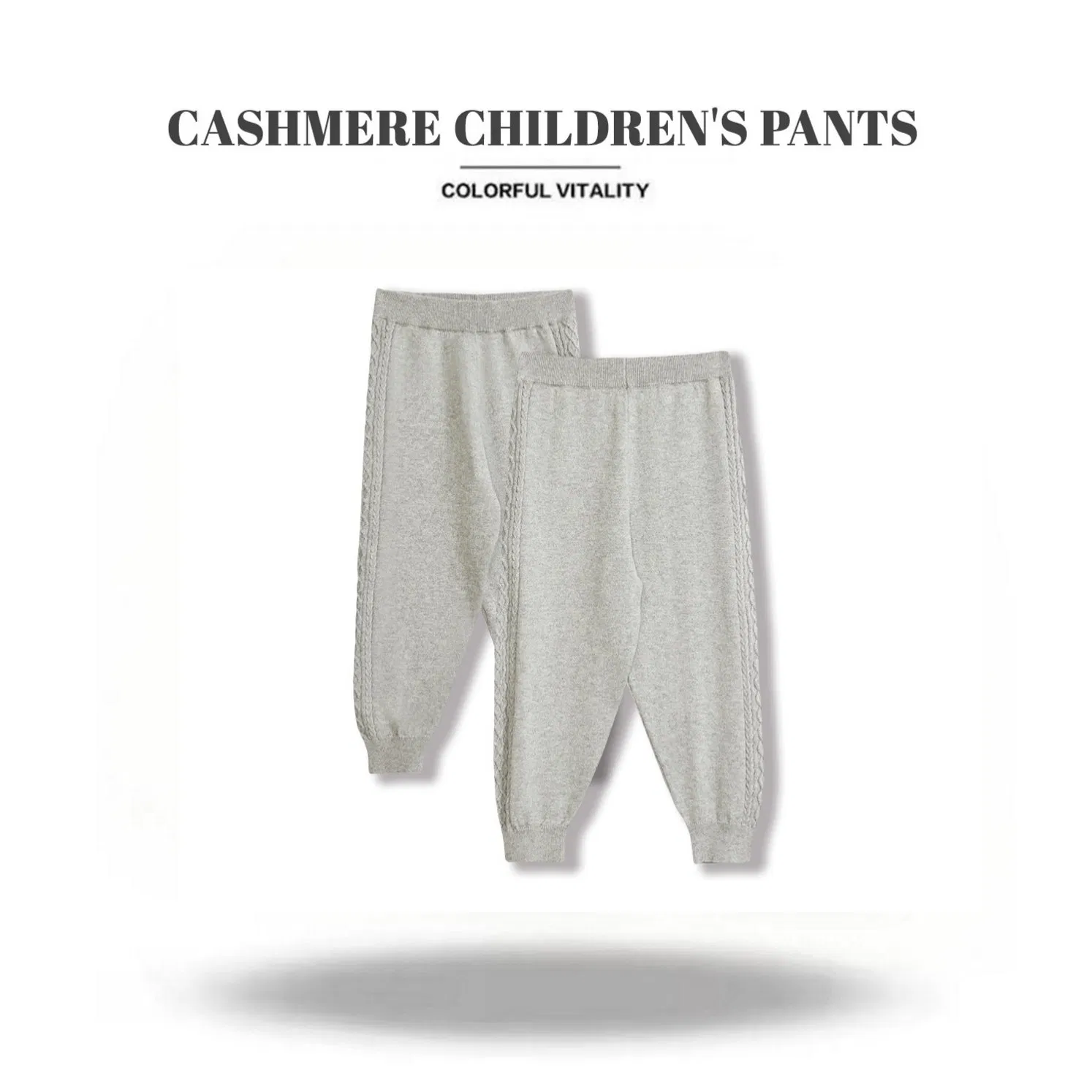 Calças Casuais de Cashmere para Meninos Estilo Roupas de Bebê Calças de Inverno