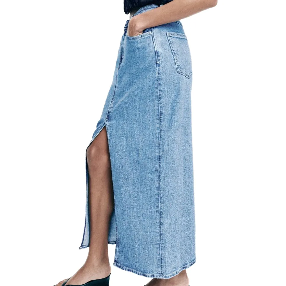 Saia midi feminina