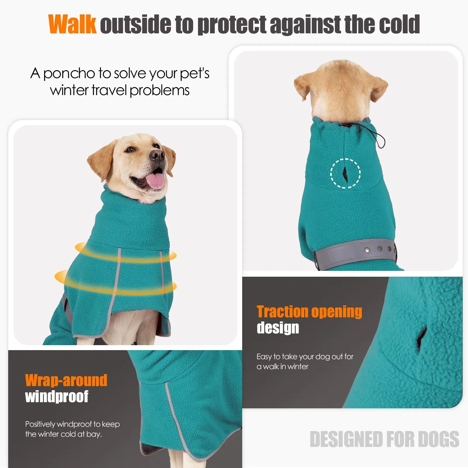 Tecido de penas de pele de pêssego de poliéster quente de inverno para quilting, jaqueta de down para animais de estimação, roupas para cães com gola alta