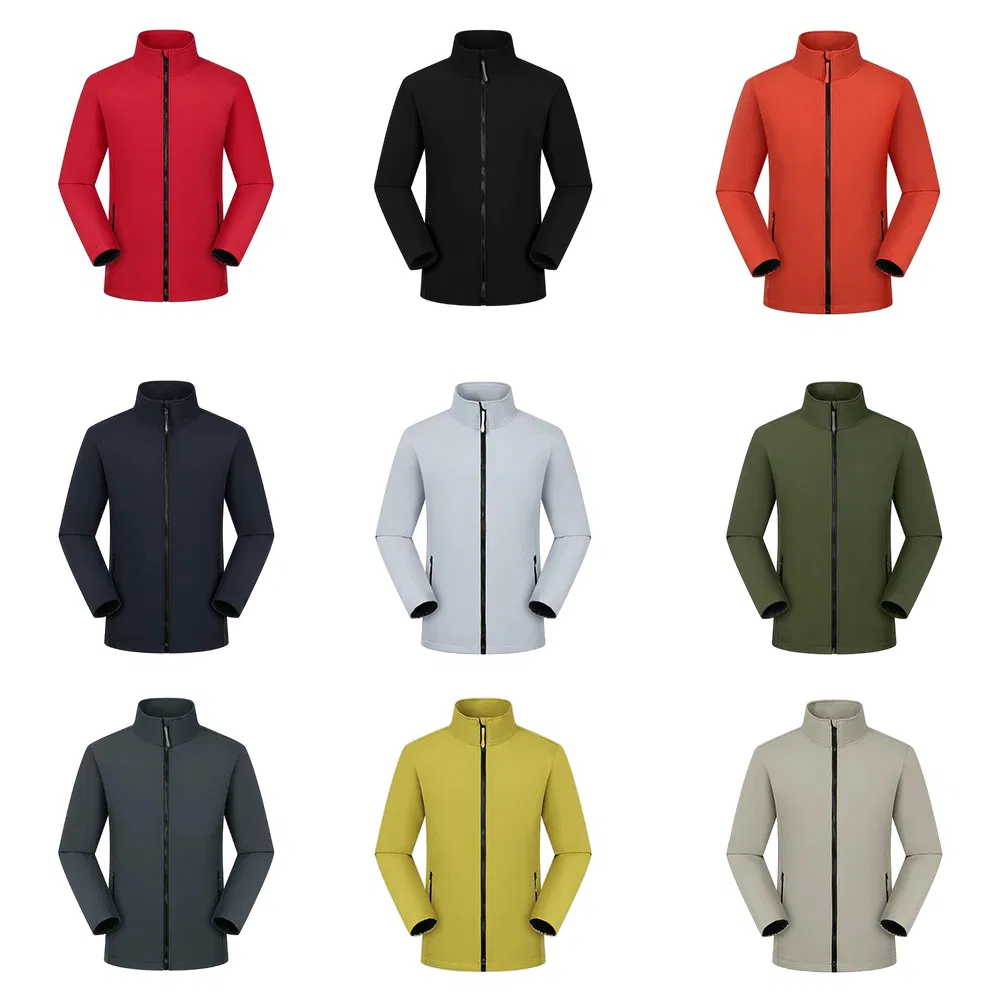 Personalize Casaco Casual de Outono e Primavera Jaqueta Softshell para Exterior