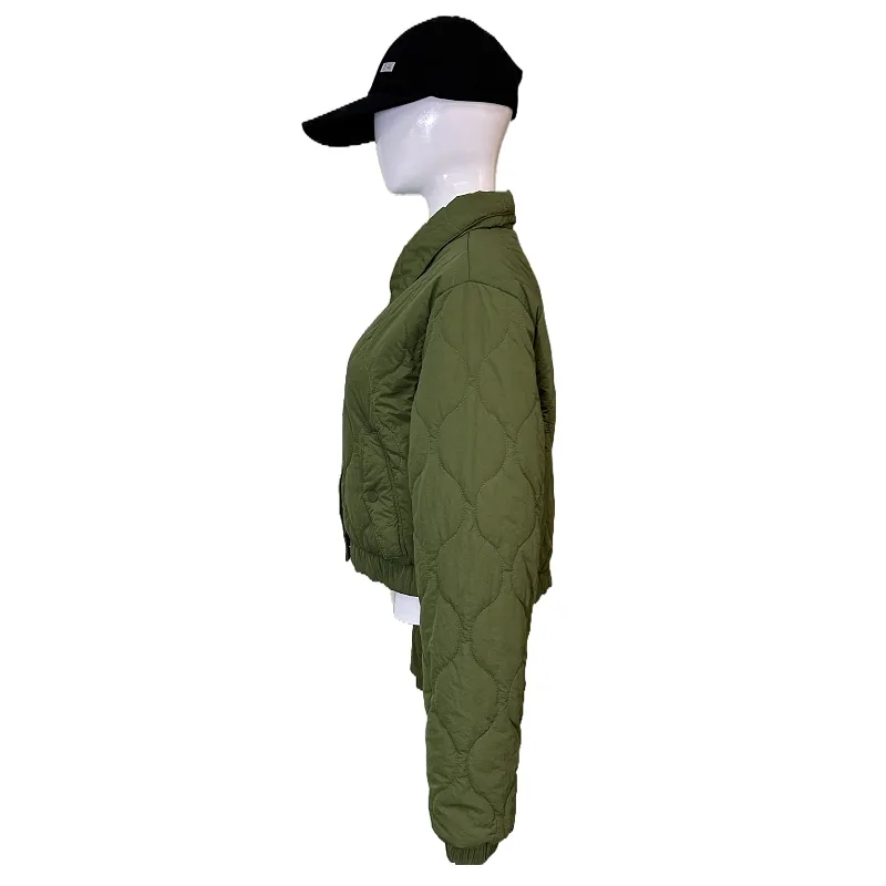 Jaqueta bomber de mangas longas