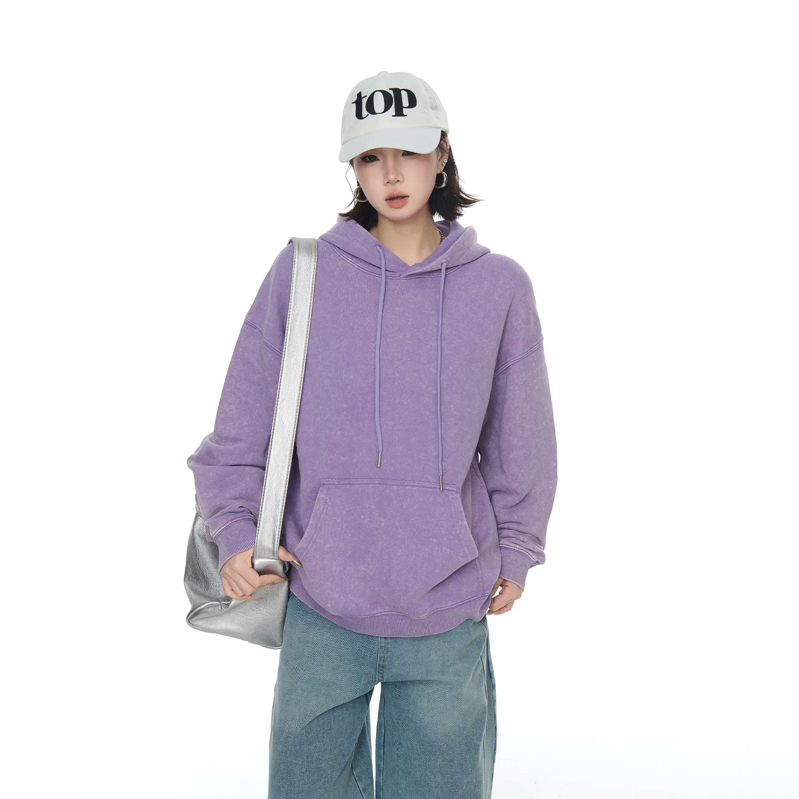 Moletom Casual Feminino com Logo Único para Conforto Diário
