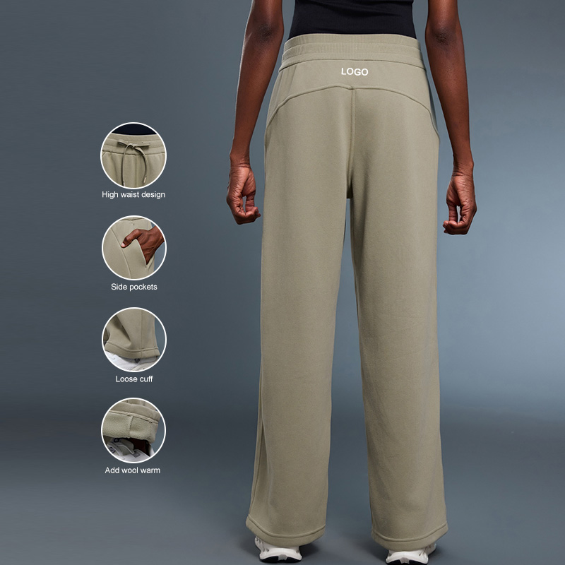 Leggings de Inverno Outono para Mulheres, Calças Largas Retas Soltas, Quentes, Modeladoras, Esportivas e Casuais
