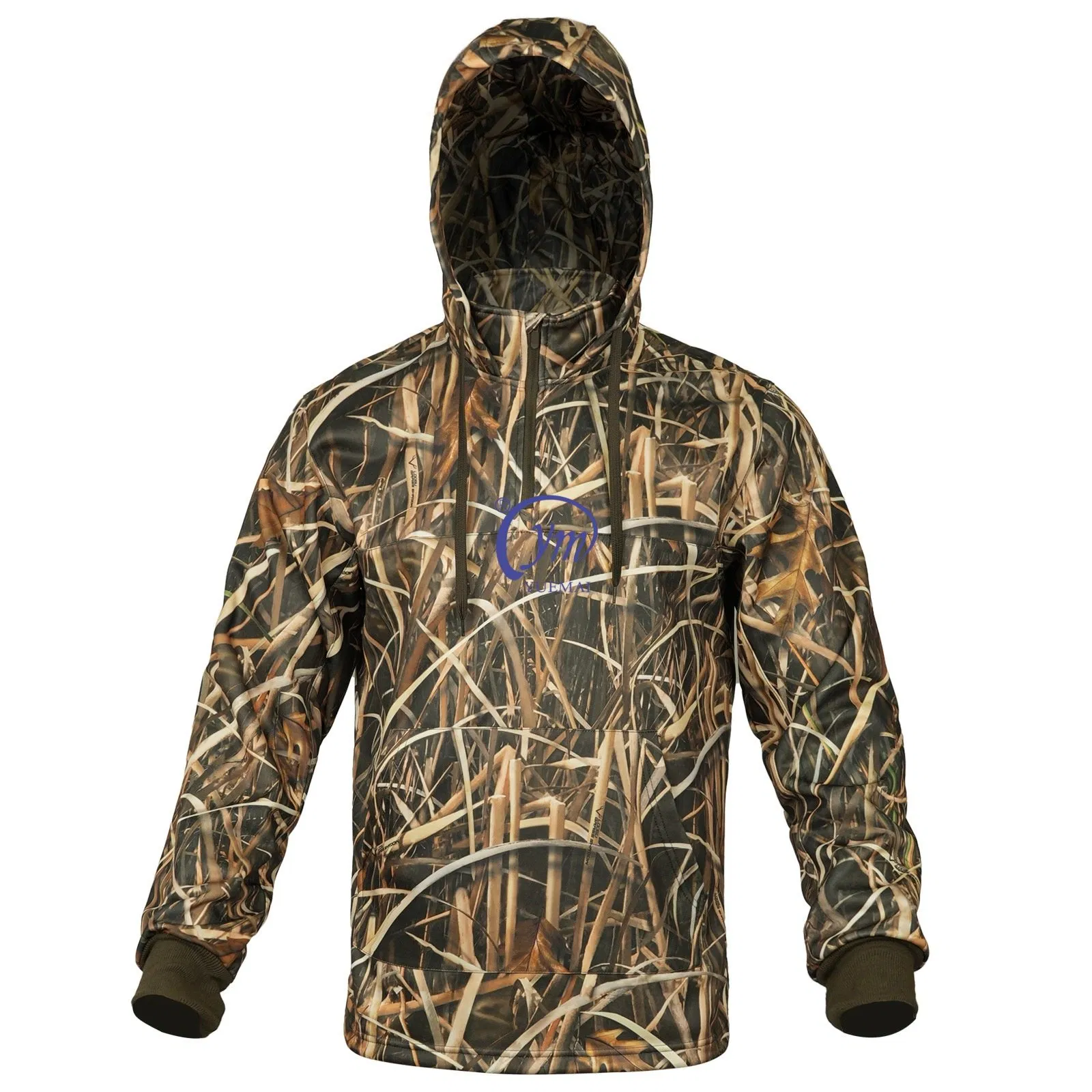 Suéter Casual Respirável à Prova de Vento para Homens de Outono e Inverno, para Caminhadas e Caça, Estampa Floresta Mossy Oak
