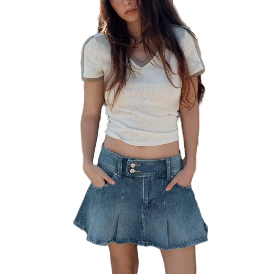 Saia casual feminina