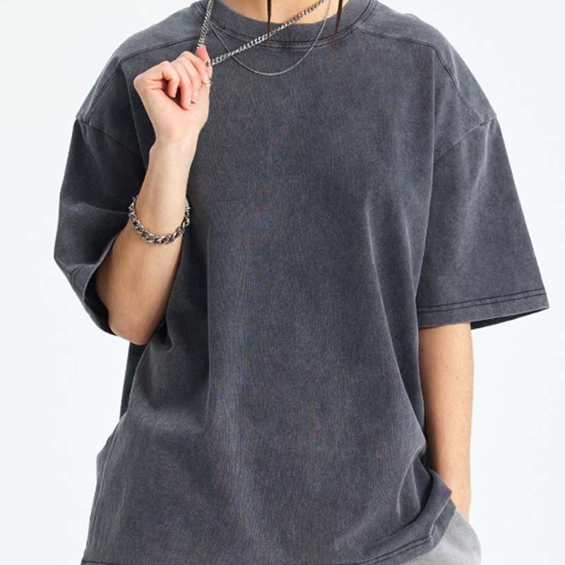 Camisas Casuais Oversized de Algodão Personalizadas em Atacado para Homens