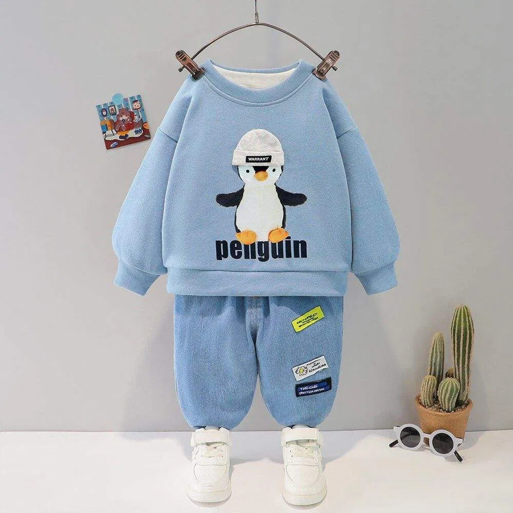 Vestuário infantil personalizado Primavera Outono para criança vestuário casual para bebé Conjuntos