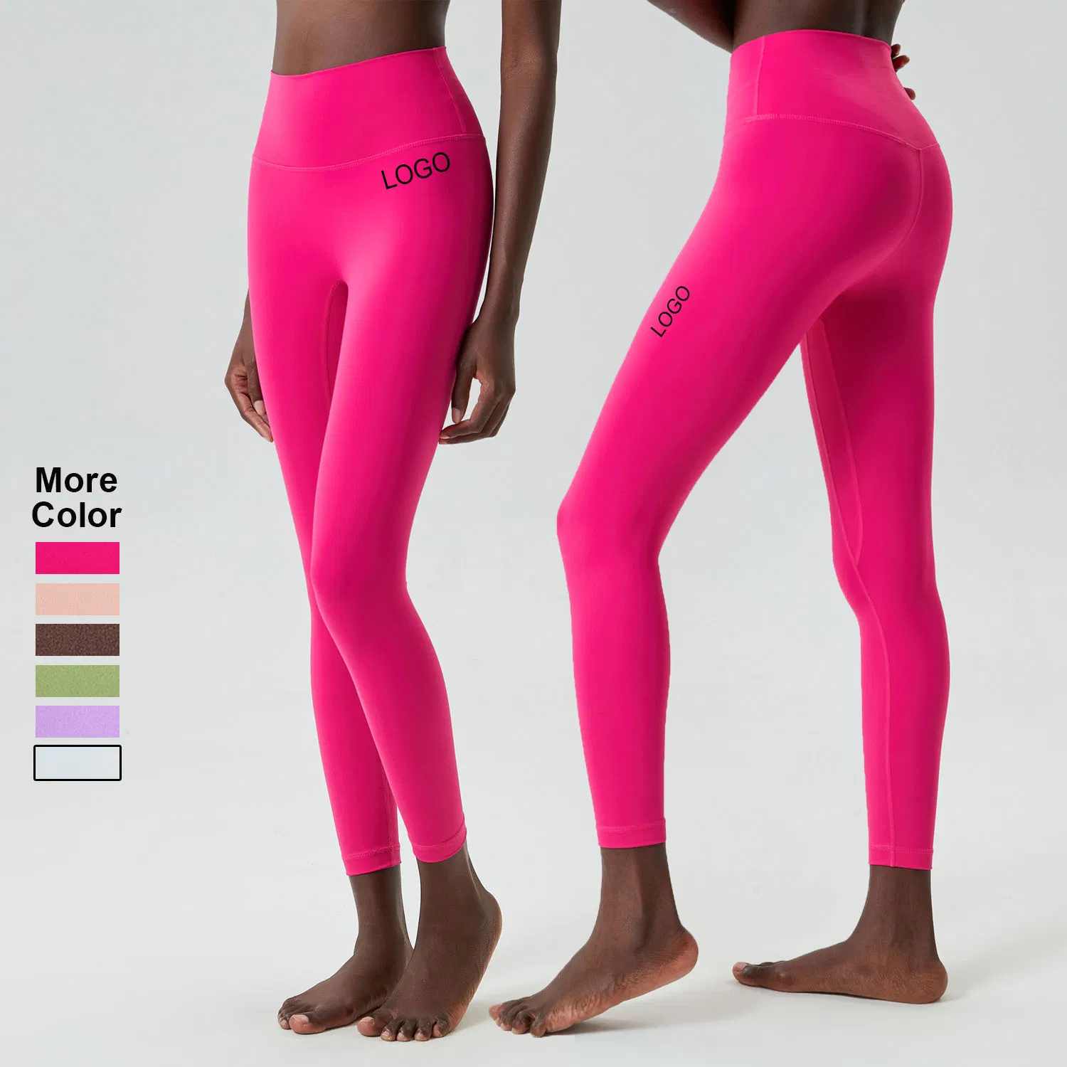 Calças de Yoga Femininas com Controle de Barriga, Leggings de Cintura Alta, Leggings Casuais para Academia, Roupas de Treino