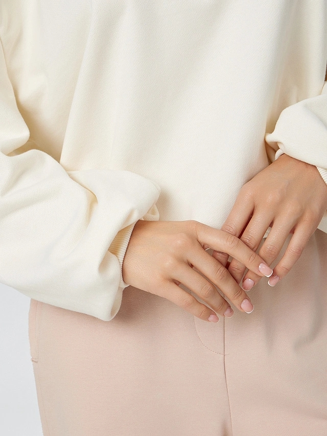 Roupas Casuais Femininas Esportivas Brancas Estilo Solto Moletom para Mulheres e Meninas Moda Pulôver