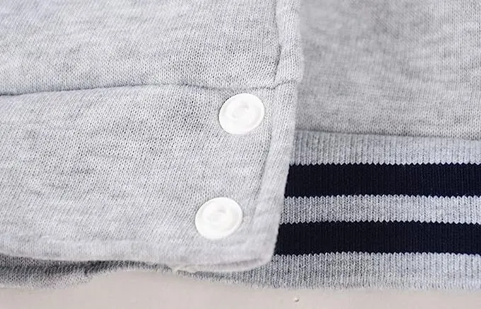 Jaqueta Casual de Lã para Meninos Personalizada para Rua e Atividades ao Ar Livre