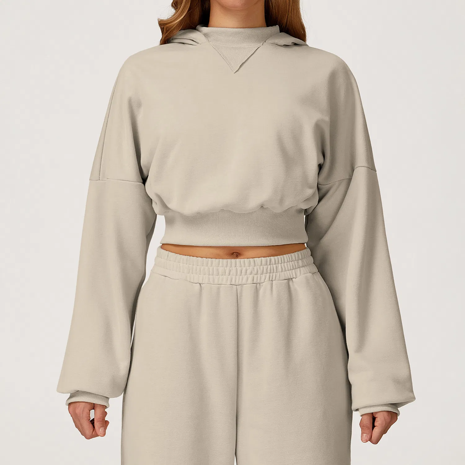 Moletom com Capuz Fashion Casual Solto Versátil Casaco Feminino para Corrida ao Ar Livre Roupas de Fitness e Esportes