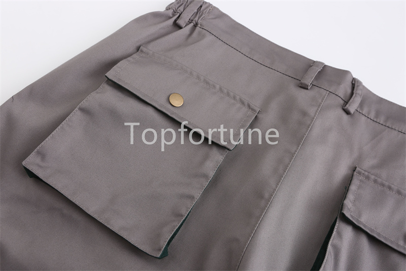 Calças cargo casuais de algodão twill refletivo personalizadas para trabalho ao ar livre e caminhadas