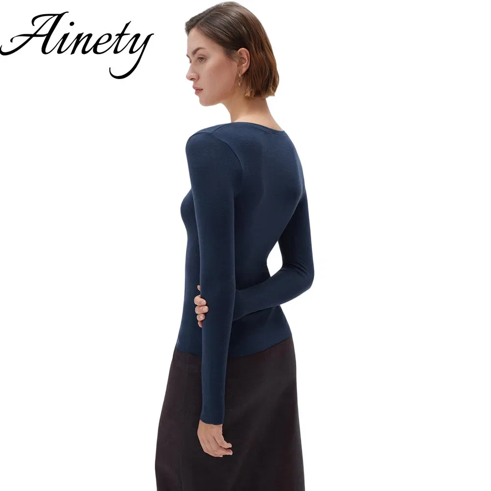 Tricô Casual Feminino Aquecível para Sair