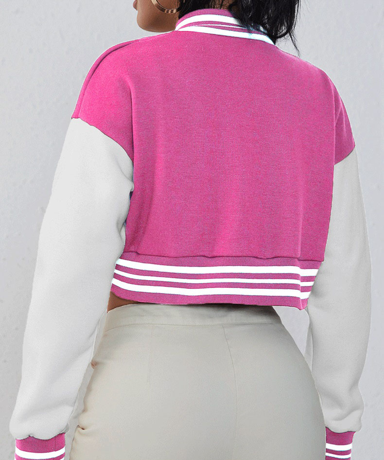 Jaqueta Casual Personalizada para Mulheres, Sem Gola, à Prova de Vento, para Uso ao Ar Livre, Todos os Tamanhos