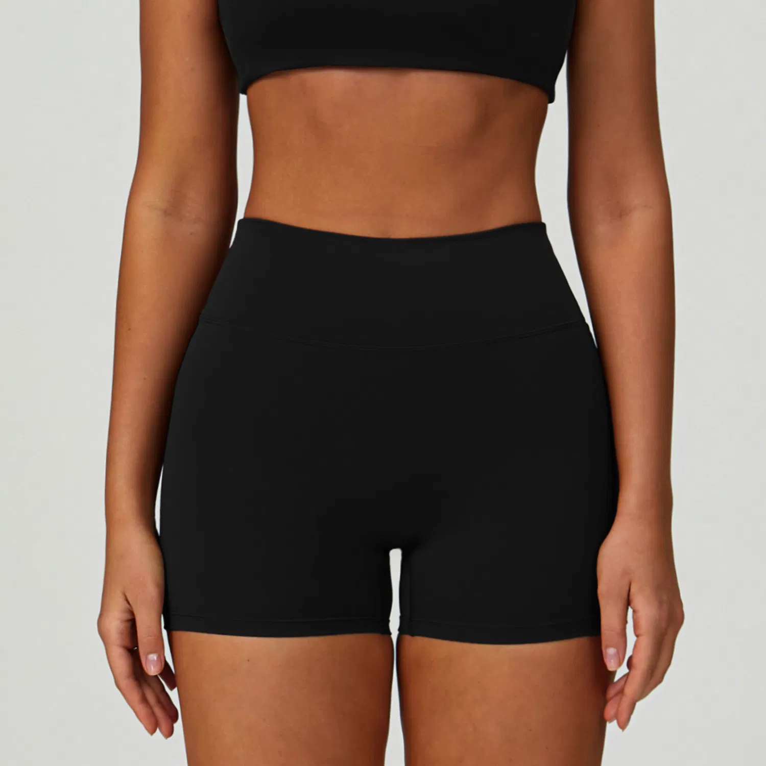 Shorts Femininos de Esporte de Cintura Alta com Estilo Levanta Bumbum, Roupas Confortáveis para Treino Casual